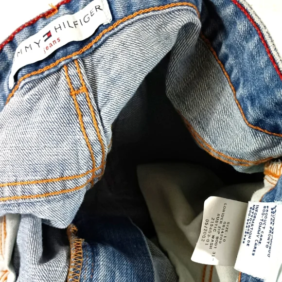 Tommy Hilfiger Lorider Zip Bootcut Blue Jeans Women's Size 10 Light Wash Denim - Picture 4 of 4